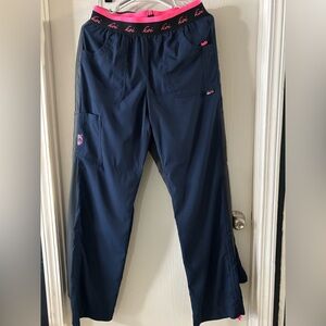 Koi Lite Blue and Pink Slim Fit Pants